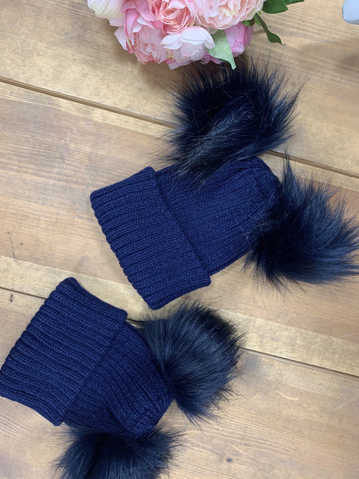 Charlie Double Pom Pom Hats