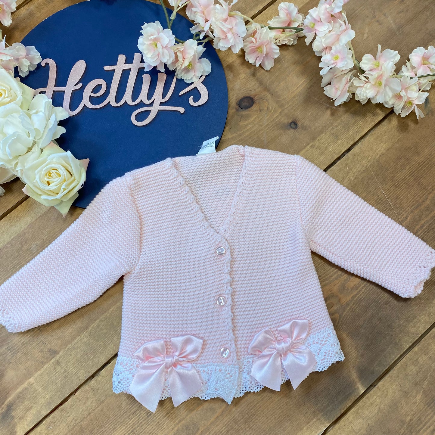 "Regan" Double Bow Cardigan