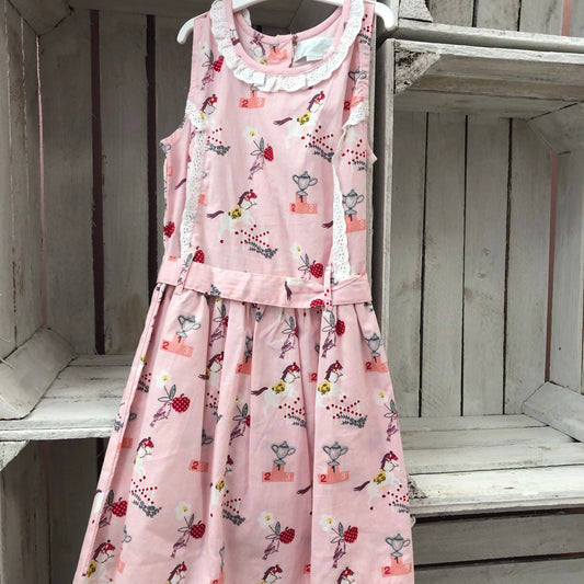 “Stevie” Pink Equestrian Theme Dress - Hetty's Baby Boutique
