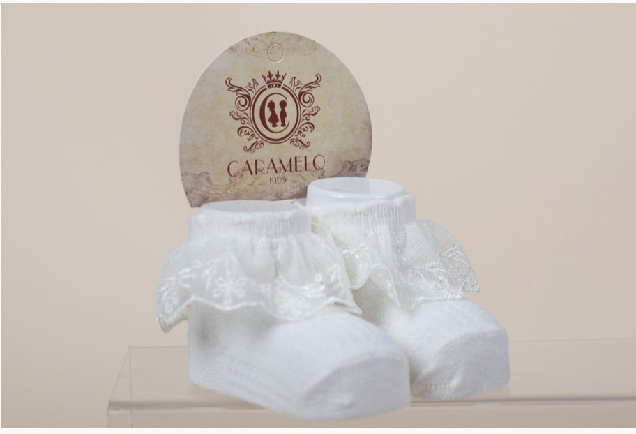 Caramelo Frilly Socks - Hetty's Baby Boutique