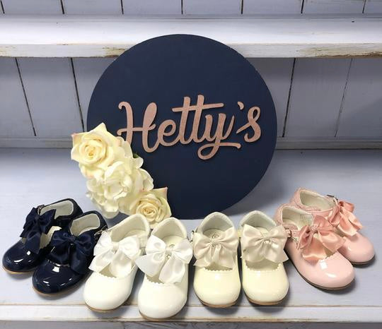 Mary Jane Bow Shoes - Kristy - Hetty's Baby Boutique