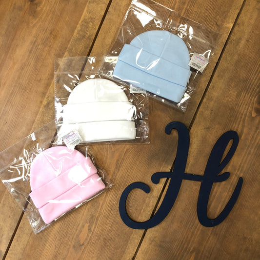 Premature Tiny Baby 2 Pack Cotton Hats