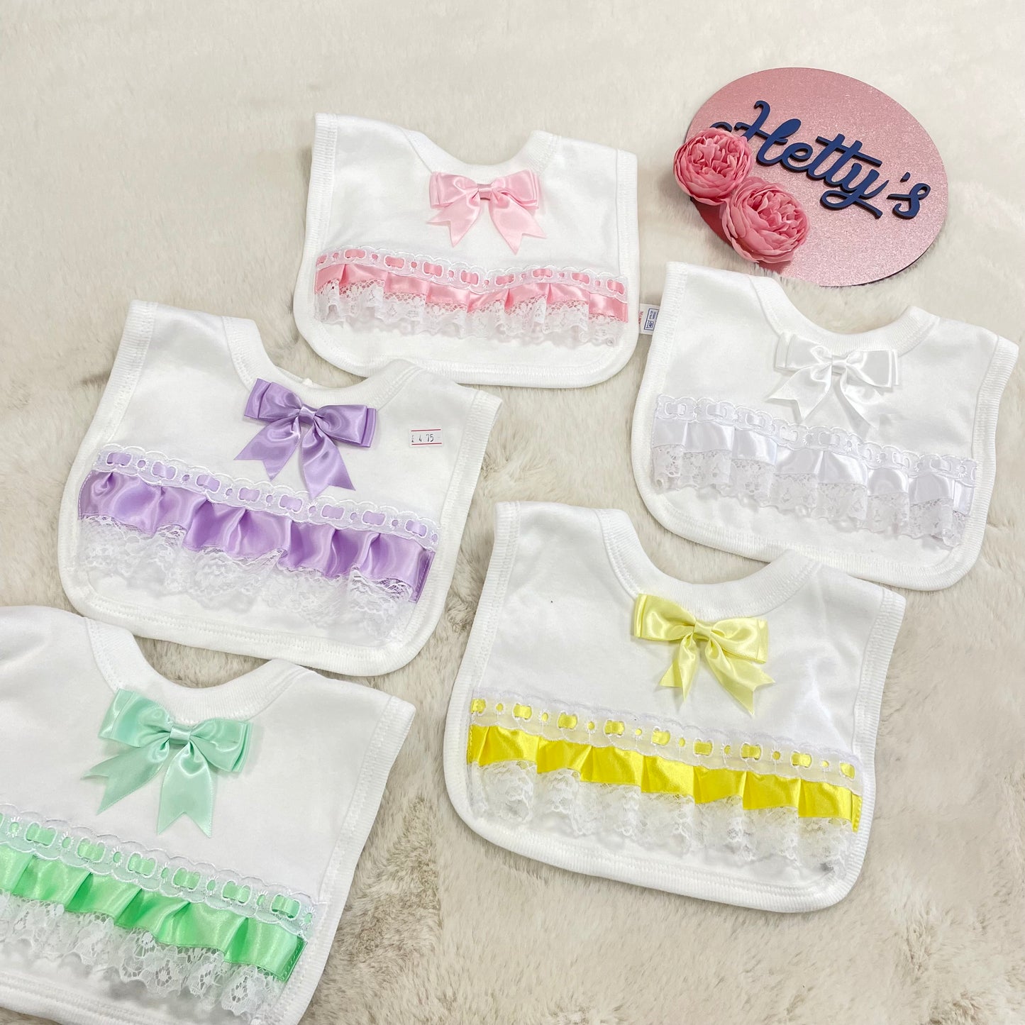 Ribbon Bow Bib