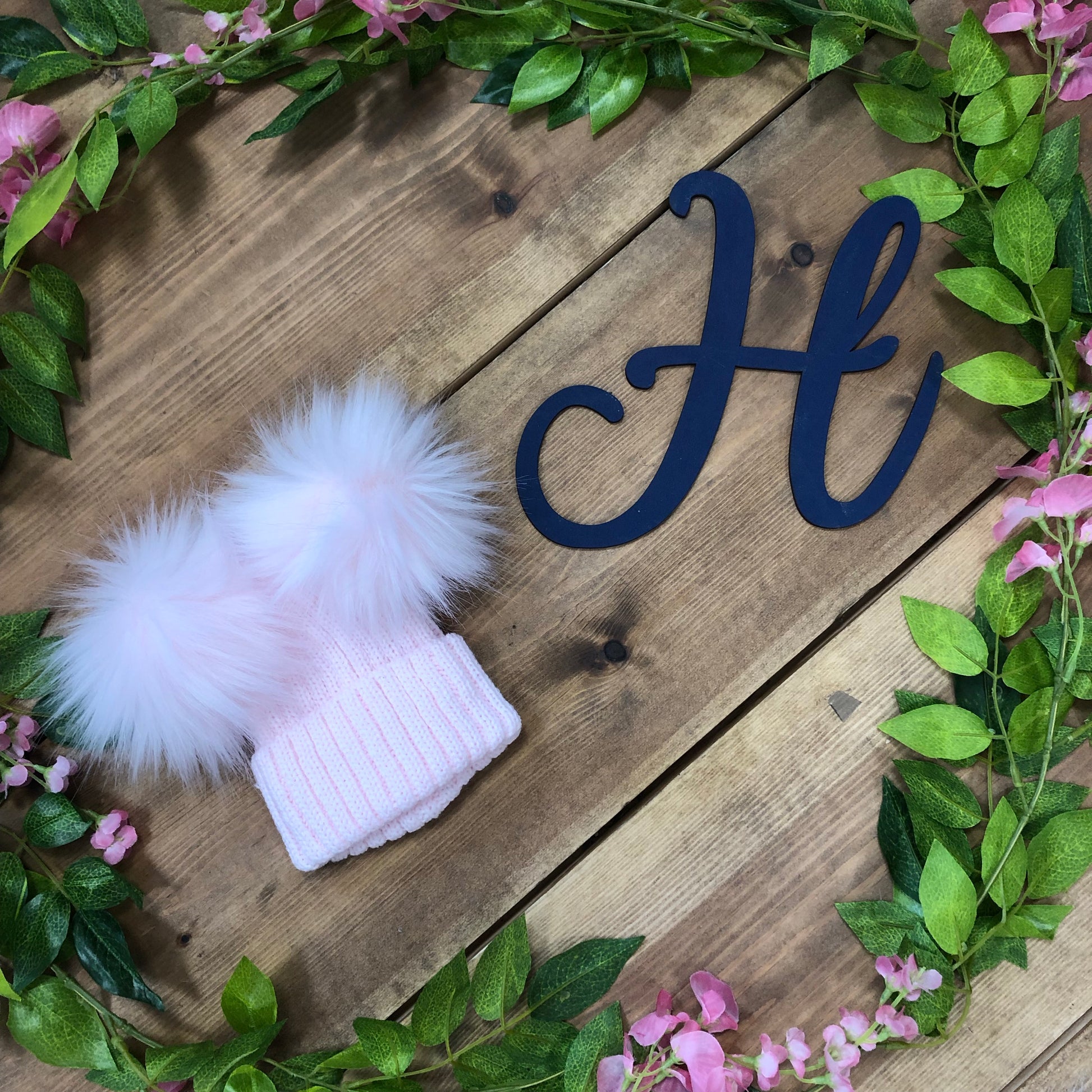 Charlie Double Pom Pom Hats - Hetty's Baby Boutique