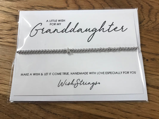 Granddaughter Bead Bracelet - Hetty's Baby Boutique