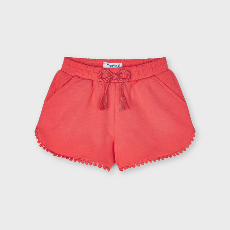 Mayoral Coral Tassel Shorts