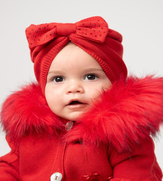Caramelo Daimonte Red Knitted Turban